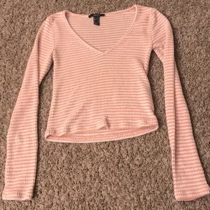 Long sleeve crop top